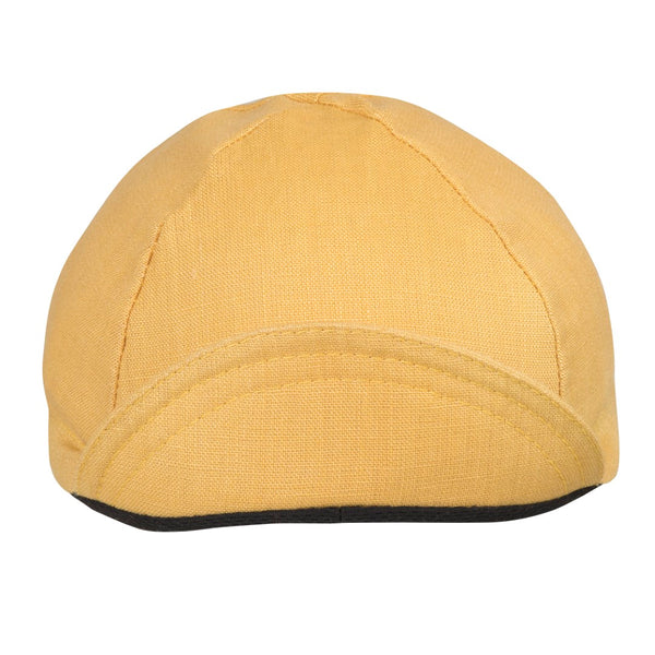 Peach Linen 4-Panel Cap