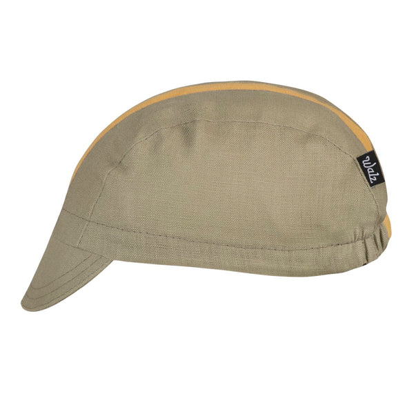 Martini/Peach Linen 3-Panel Cap