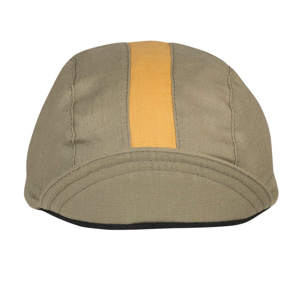 Martini/Peach Linen 3-Panel Cap