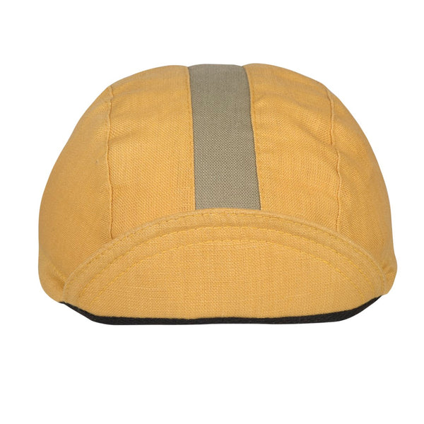 Peach/Martini Linen 3-Panel Cap