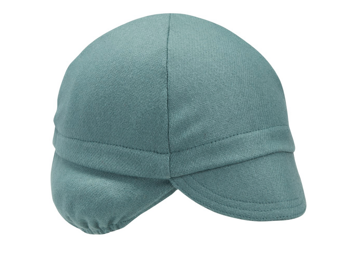Jade Wool Flannel Ear Flap Cap – Walz Caps - Superior Quality