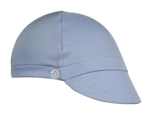 Columbia Blue 4-Panel Technical Cap.  Angled view.