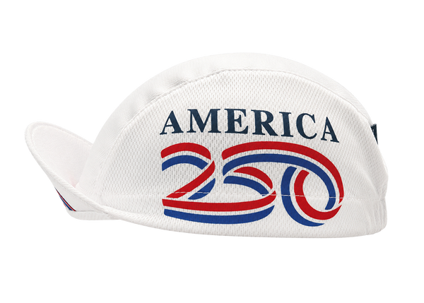 250th Anniversary - USA Technical Cycling Cap - White