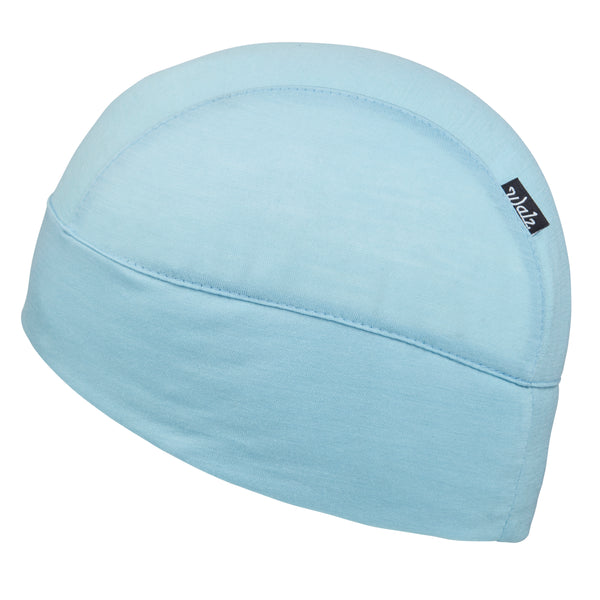 Glacier Blue Merino Wool Skull Cap