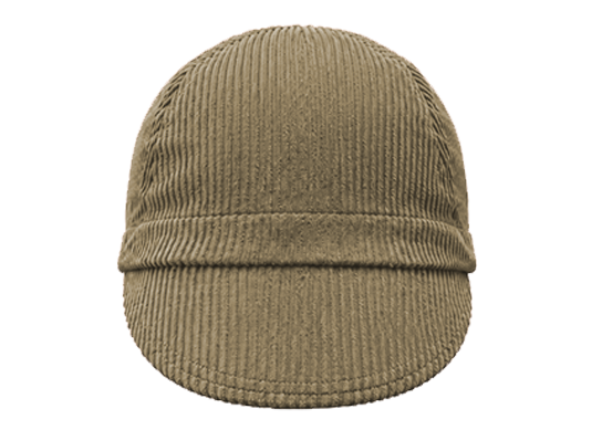 Olive Corduroy Cotton 4-Panel Cap