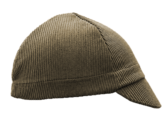Olive Corduroy Cotton 4-Panel Cap