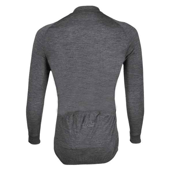 Gull Gray Merino Wool Jersey - Long Sleeve