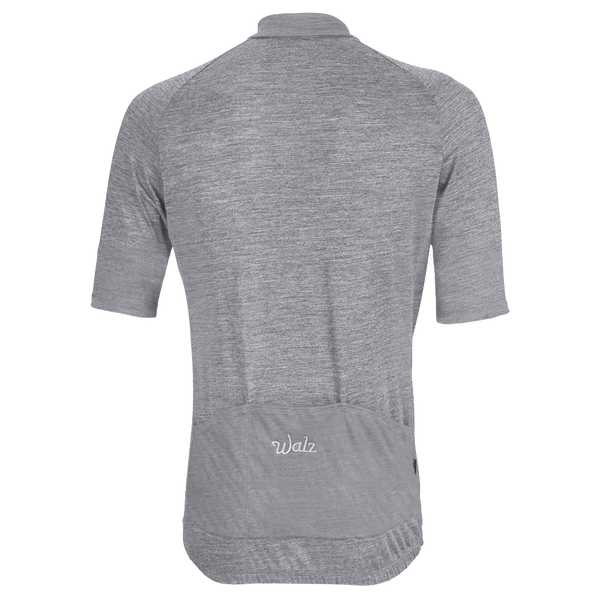 Heather Gray Merino Wool Jersey