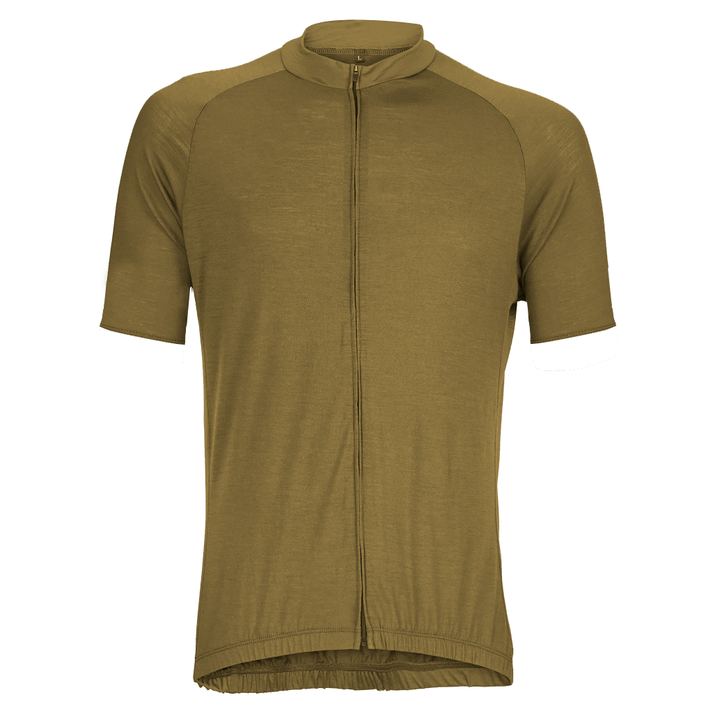 Army Olive Merino Wool Jersey