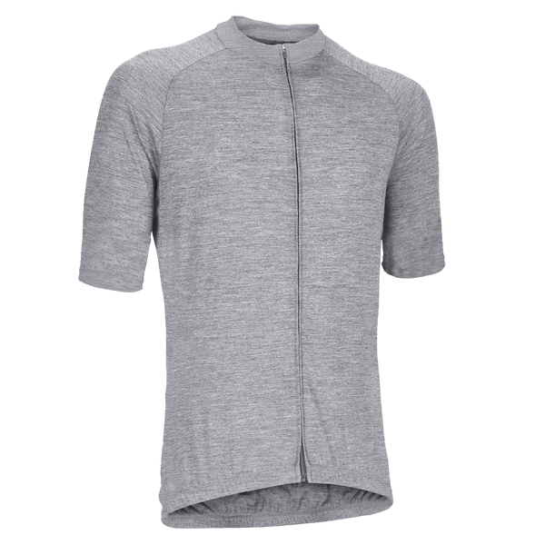 Heather Gray Merino Wool Jersey