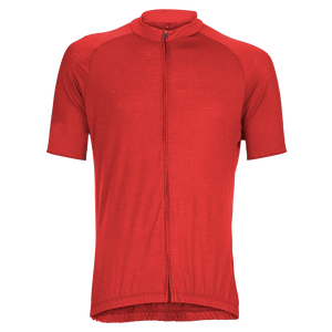 Flare Red Merino Wool Jersey