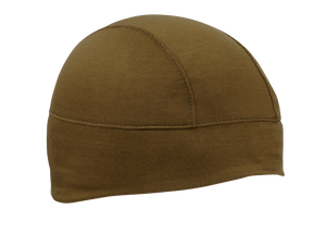 Army Olive Merino Wool Skull Cap