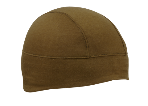 Army Olive Merino Wool Skull Cap
