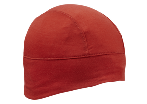 Flare Red Merino Wool Skull Cap