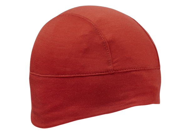 Flare Red Merino Wool Skull Cap