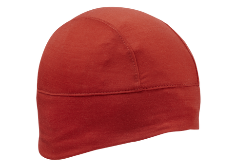 Flare Red Merino Wool Skull Cap