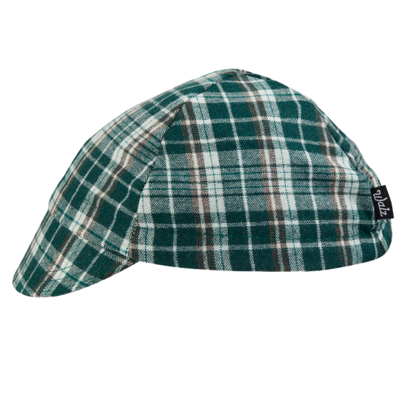 Green Plaid Wool 4-Panel