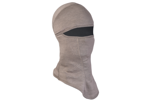 Grey Merino Wool Balaclava
