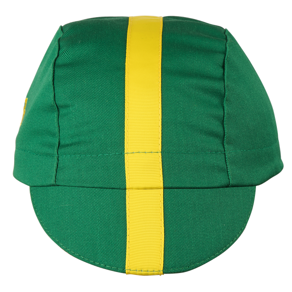 Green/Yellow Grosgrain Ribbon Cap
