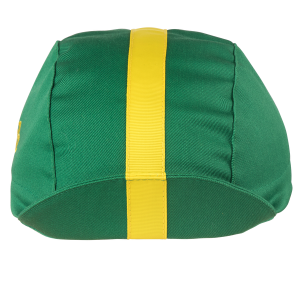 Green/Yellow Grosgrain Ribbon Cap