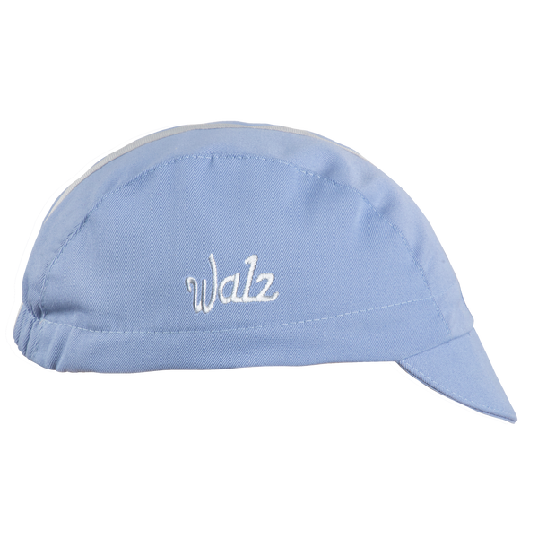 Blue/Gray Grosgrain Ribbon Cap