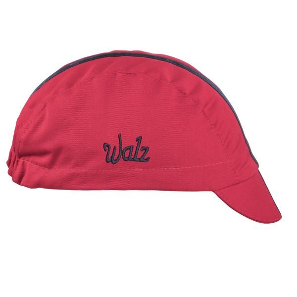 Red/Black Grosgrain Ribbon Cap