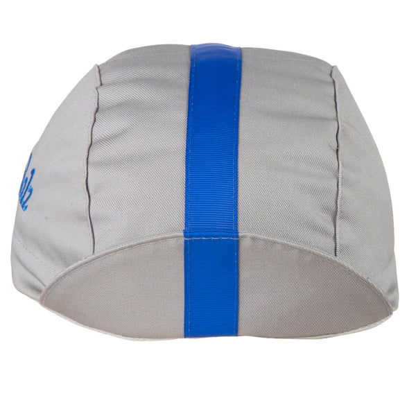 Gray/Blue Grosgrain Ribbon Cap