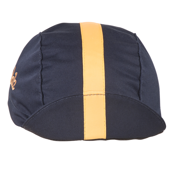 Black/Yellow Grosgrain Ribbon Cap