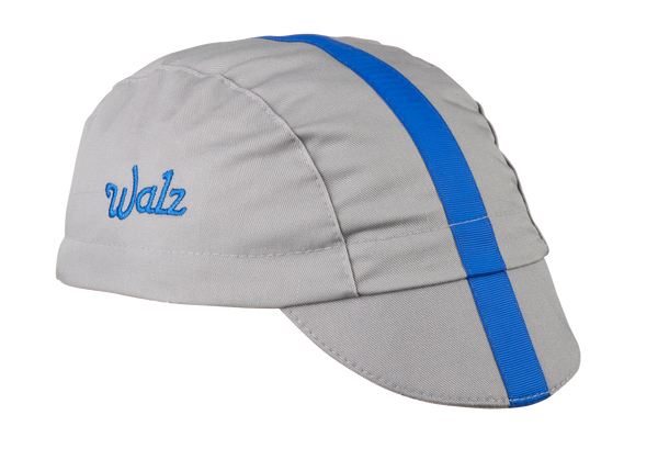 Gray/Blue Grosgrain Ribbon Cap