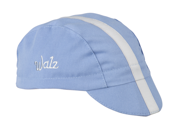 Blue/Gray Grosgrain Ribbon Cap