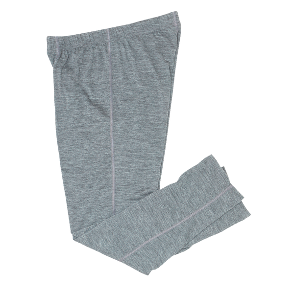 Heather Grey Merino Wool Bottoms