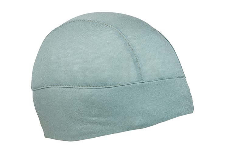 Jade Merino Wool Skull Cap