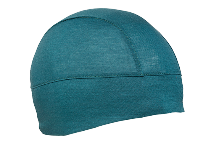 Emerald Merino Wool Skull Cap