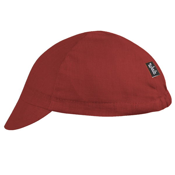 Maroon Linen 4-Panel Cap