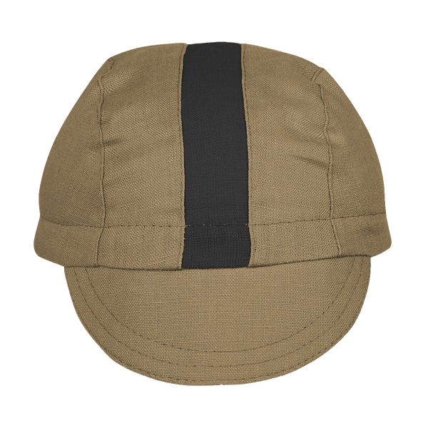 Martini/Black Linen 3-Panel Cap