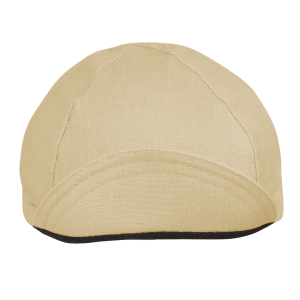 Peach Linen 4-Panel Cap