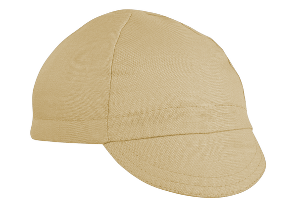 Peach Linen 4-Panel Cap