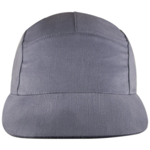 Velo/City Cap - Cool River Cotton Cotton 5-Panel. Front view.