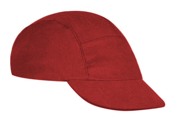 Velo/City Cap - Linen - Maroon