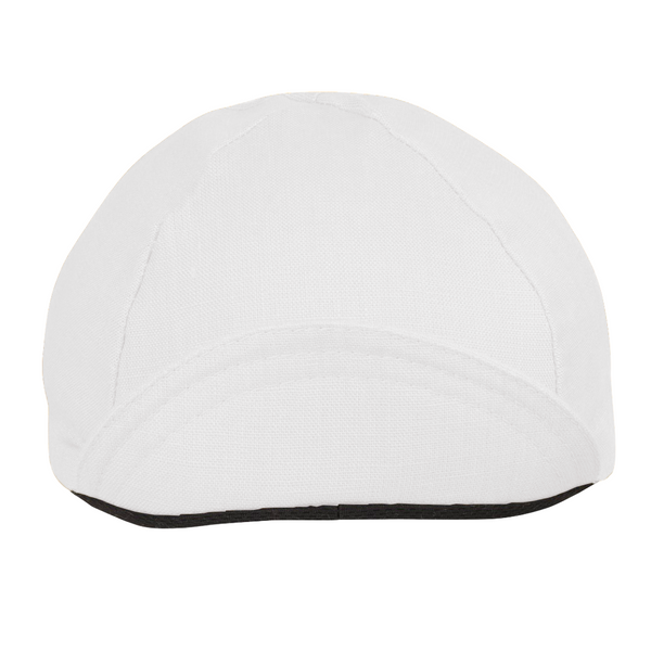 White Linen 4-Panel Cap