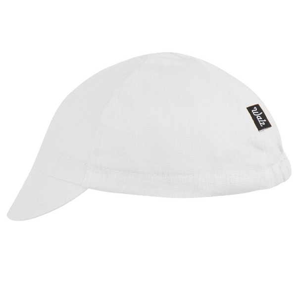 White Linen 4-Panel Cap