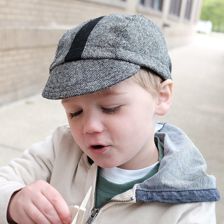 Child wearing the Buckaroo kids cap.