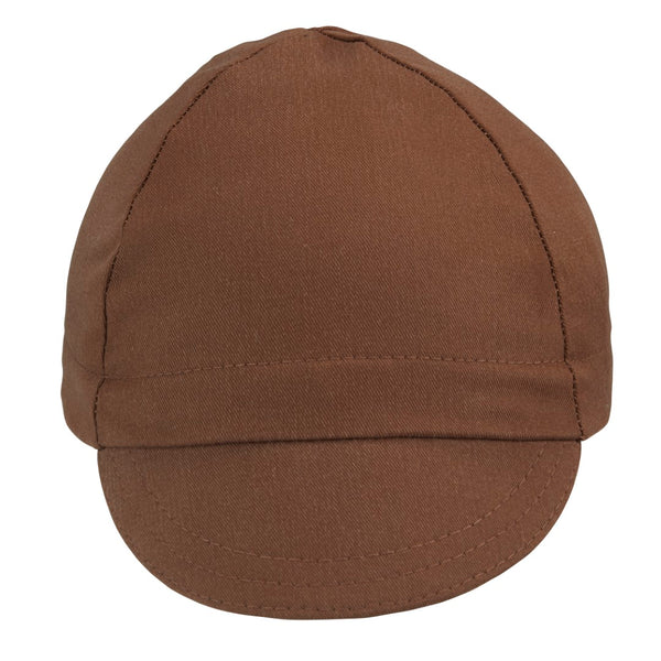 Nutmeg Cotton 4-Panel Cap. Front view.