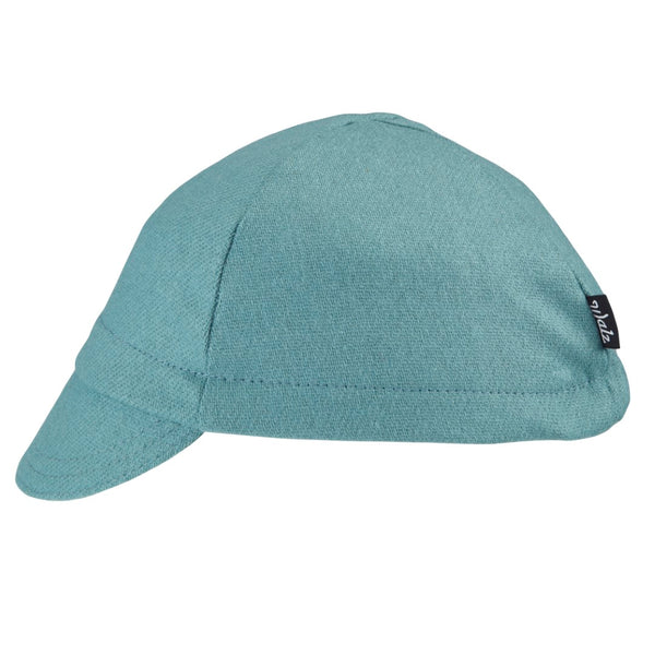 Jade Wool 4-Panel Cap.  Side view.