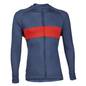 Air Force Blue Merino Wool Jersey - Long Sleeve Jersey
