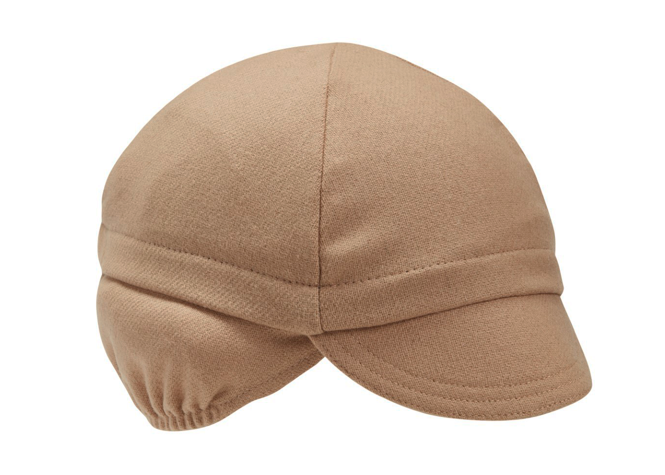 Camel Wool Flannel Ear Flap Cap – Walz Caps - Classic American Cycling Caps