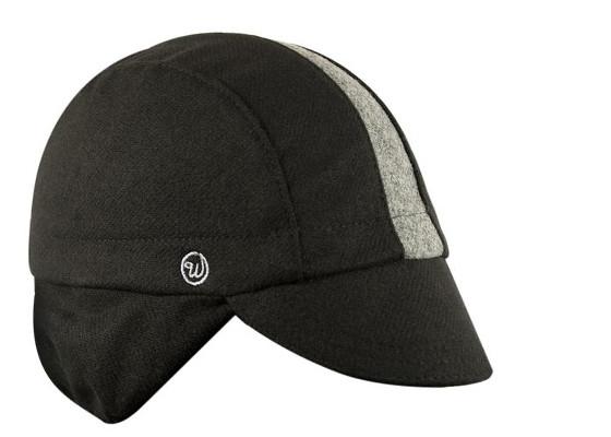 Wool cycling cap with ear flaps Clearance