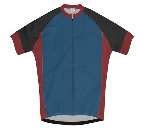Merino Wool Build-A-Jersey - Short Sleeve.  Graphic of one possible color combination.