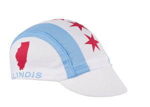 Illinois Technical Cycling Cap Geography Caps